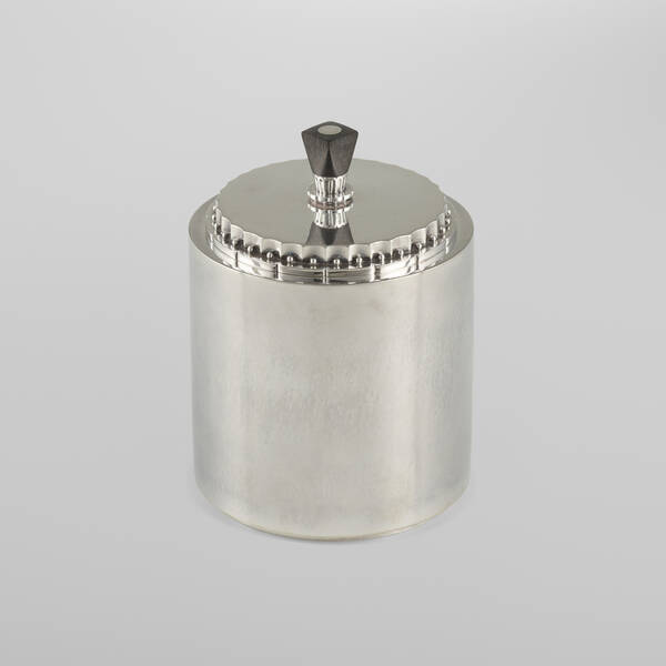 Georg Jensen. Covered jar, model