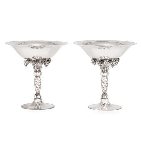 Georg Jensen Danish, 1866-1935 Pair