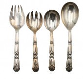 GEORG JENSEN FOUR PIECE STERLI