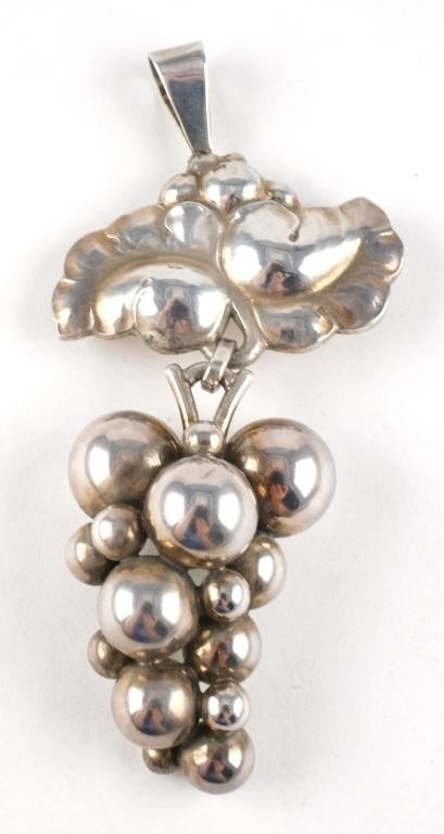 GEORG JENSEN GRAPES STERLING