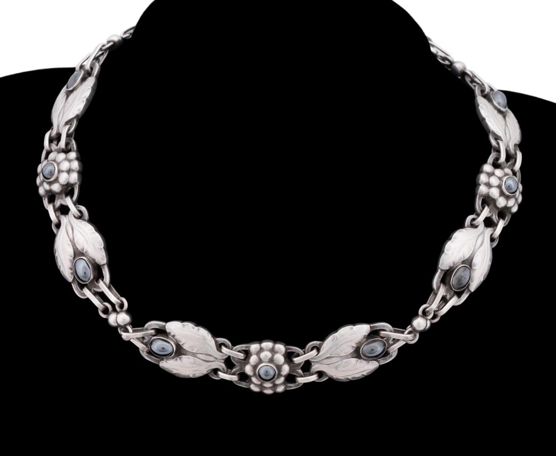 GEORG JENSEN HEMATITE 830 SILVER