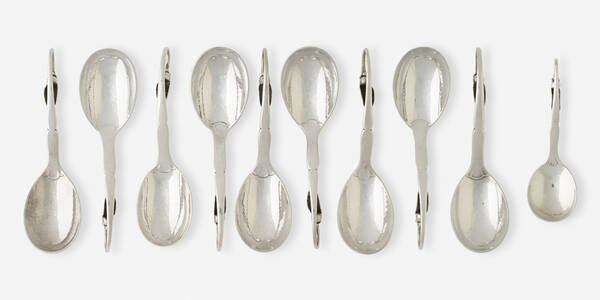 Georg Jensen. Ornamental spoons