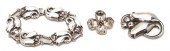 GEORG JENSEN SILVER BRACELET,