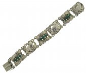 GEORG JENSEN SILVER CHRYSOPRAS