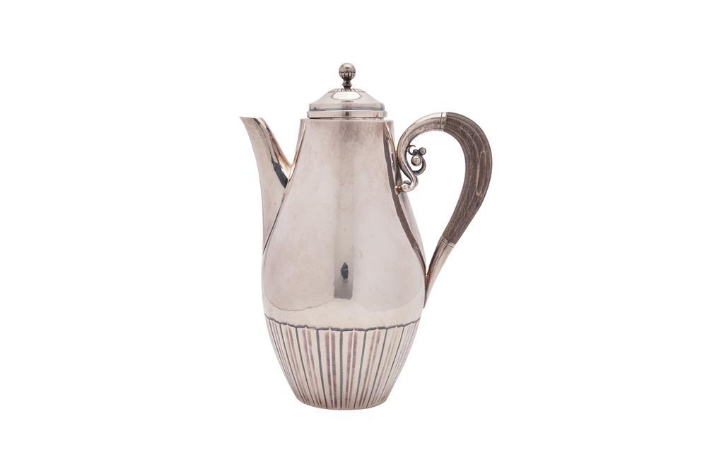 GEORG JENSEN SILVER COFFEE POT,