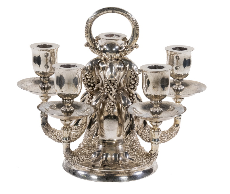 GEORG JENSEN SILVER FIVE-LIGHT