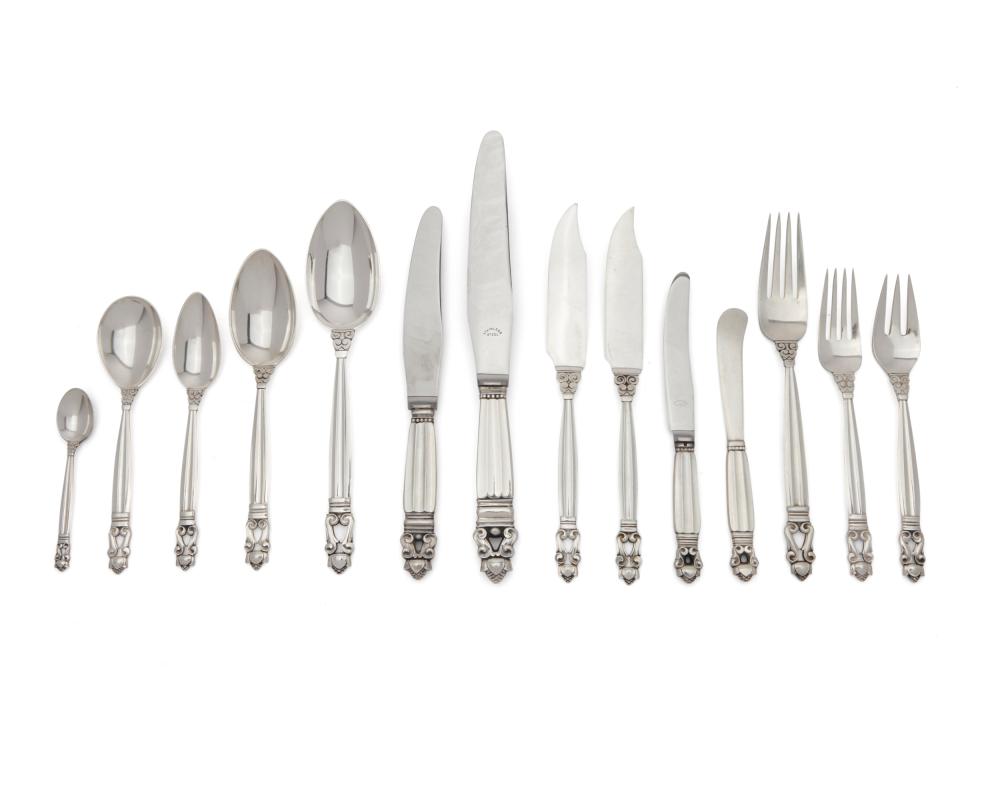 GEORG JENSEN SILVER FLATWARE