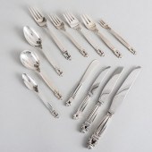 GEORG JENSEN SILVER FLATWARE S