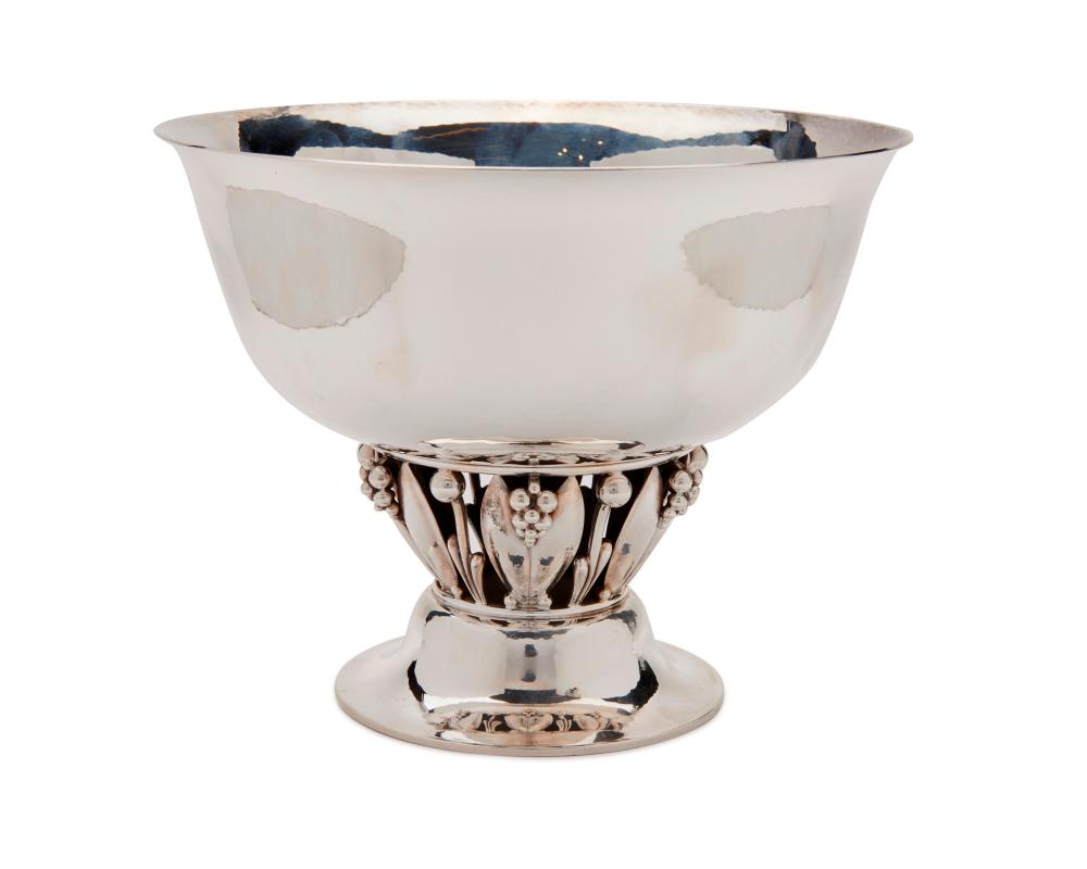 GEORG JENSEN SILVER FOOTED COMPOTE,