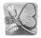 GEORG JENSEN STERLING BUTTERFL