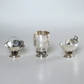 GEORG JENSEN, STERLING CREAMER