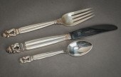 GEORG JENSEN STERLING FLAT TAB
