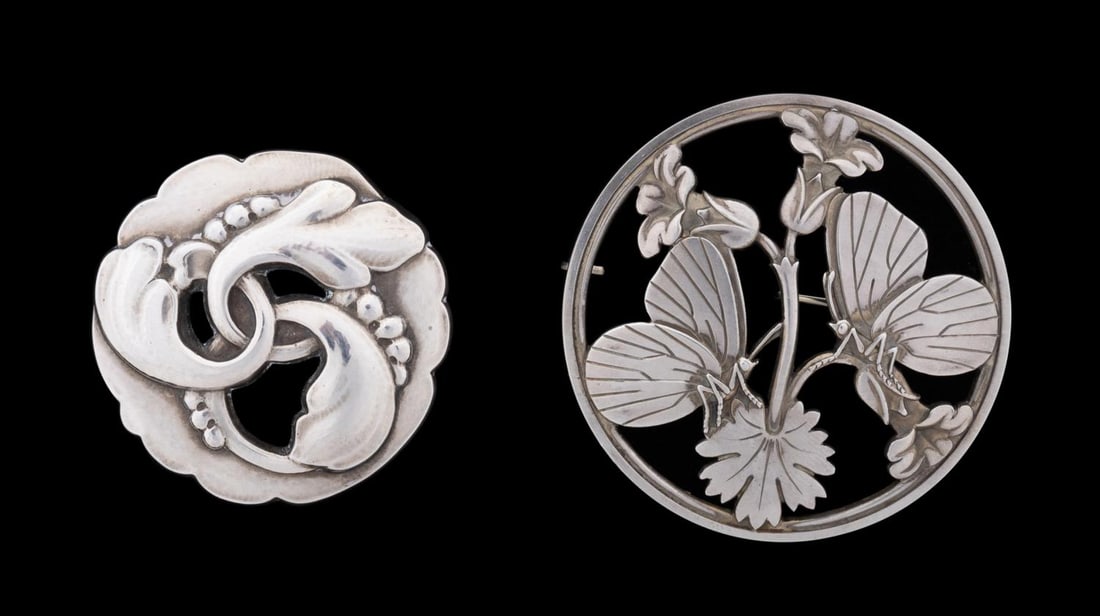 GEORG JENSEN STERLING PINS, NO. 283