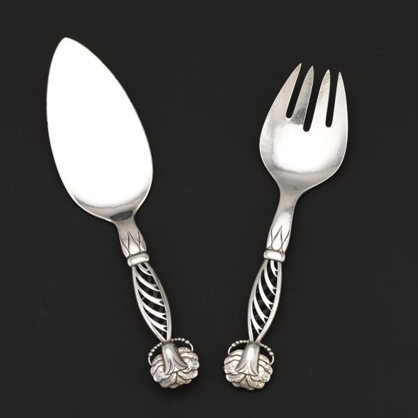 GEORG JENSEN STERLING SILVER FISH