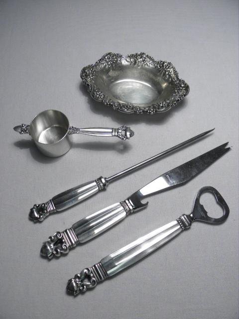 Georg Jensen sterling silver four