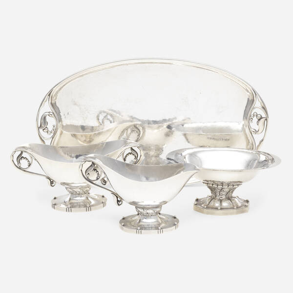 Georg Jensen. three-piece hostess