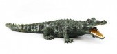 GEORG WILD CARVED JADE CROCODI