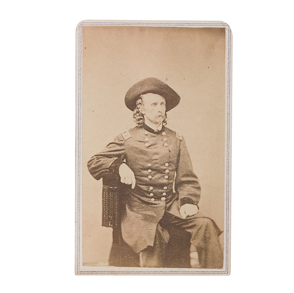 George A. Custer CDV A period