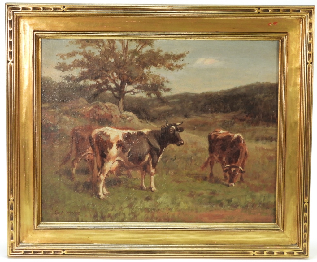 GEORGE A. HAYS RI ARTIST GRAZING