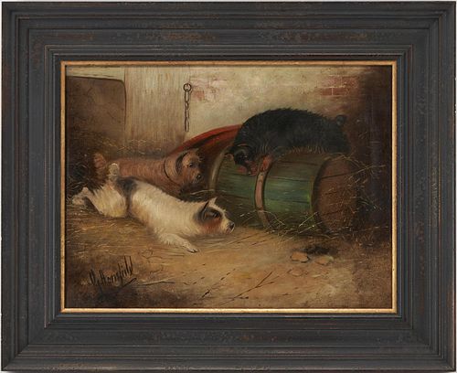 GEORGE ARMFIELD O/C PAINTING, THREE