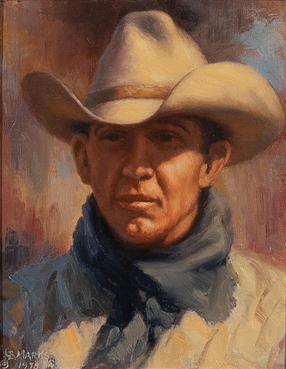 GEORGE B. MARKS, THE COWBOY,