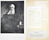 GEORGE BANCROFT TWO HANDWRITTE