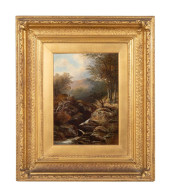 GEORGE BATES LANDSCAPE W/STREA