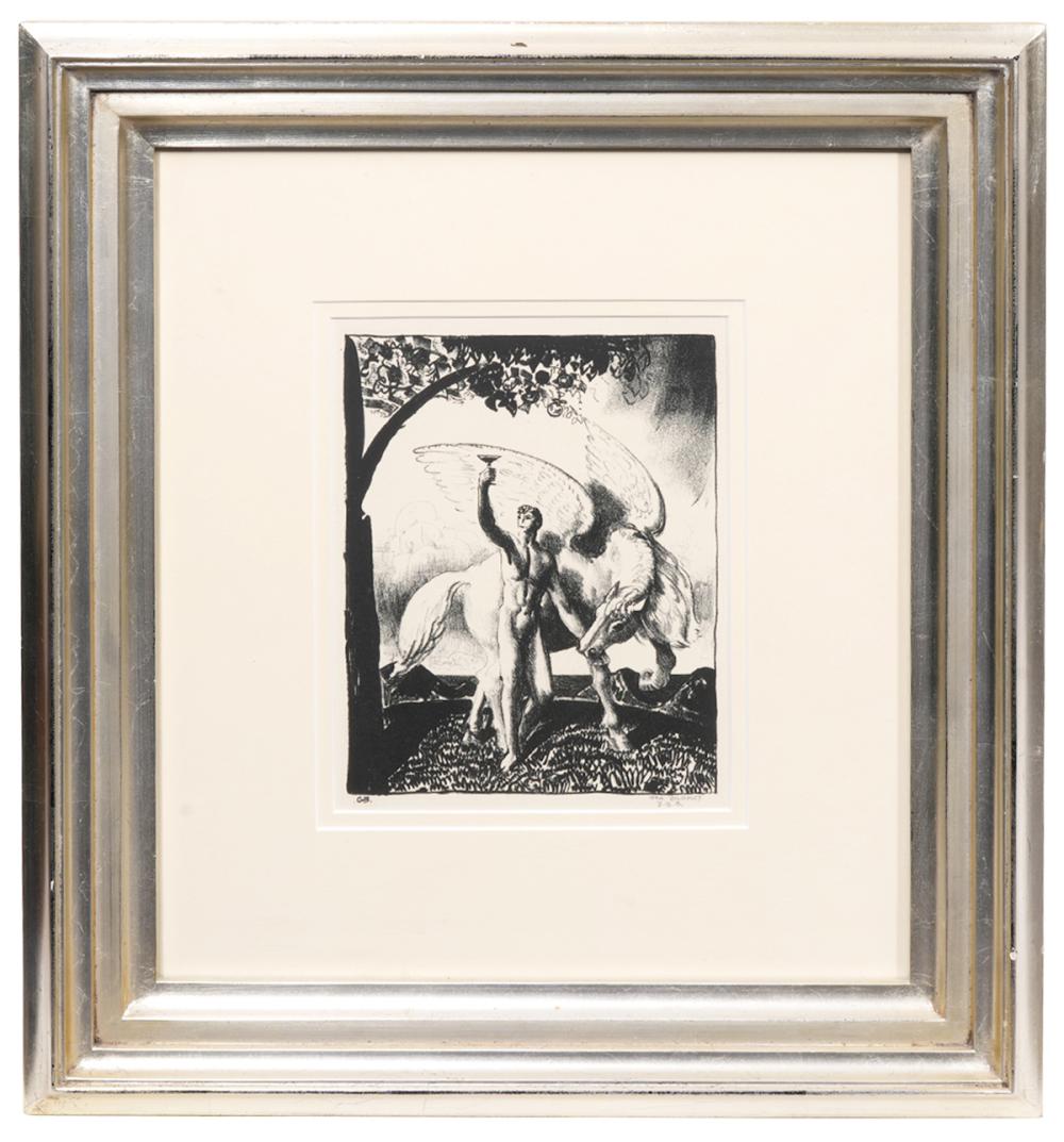 GEORGE BELLOWS LITHO 'HAIL TO
