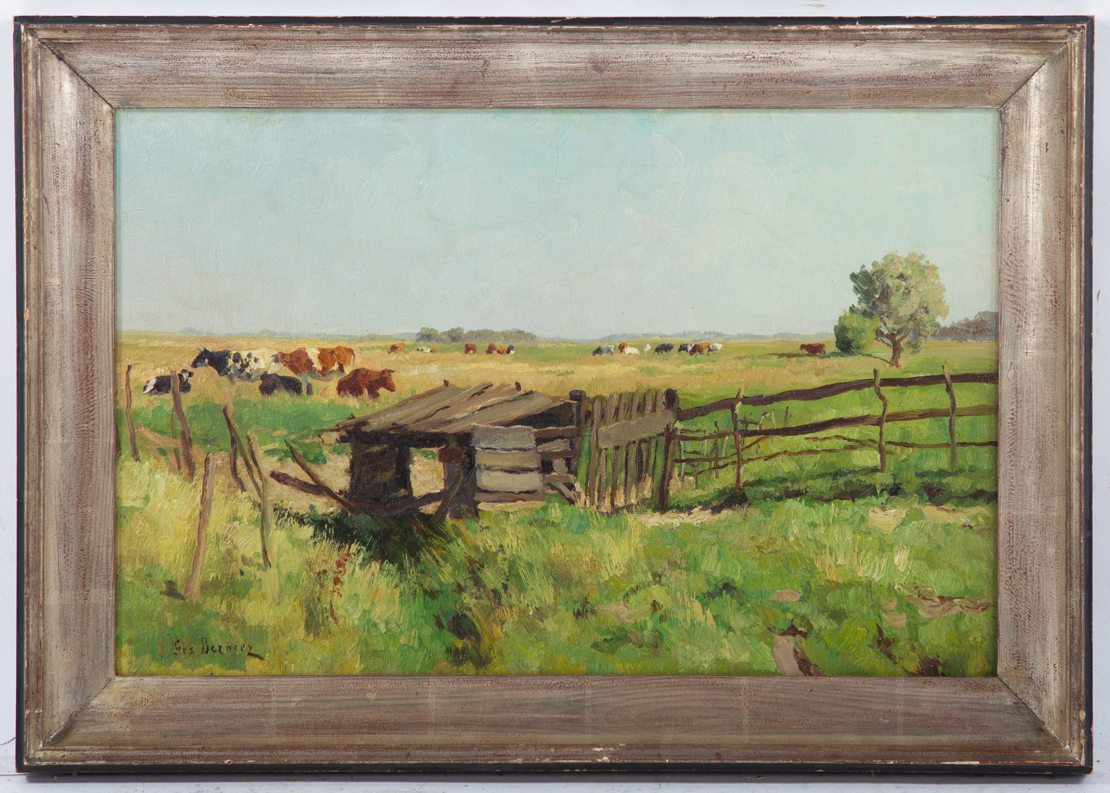 GEORGE BERNIER. "KOEIEN IN DE WEI,"