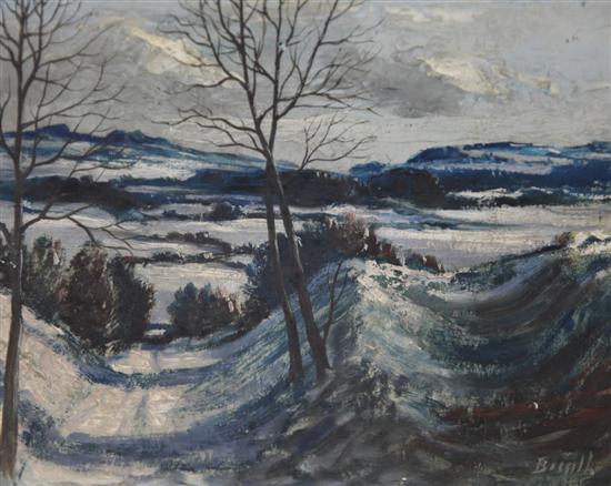 George Bissill (1896-1973) oil on