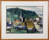 GEORGE BOOTH POST WATERCOLOR O