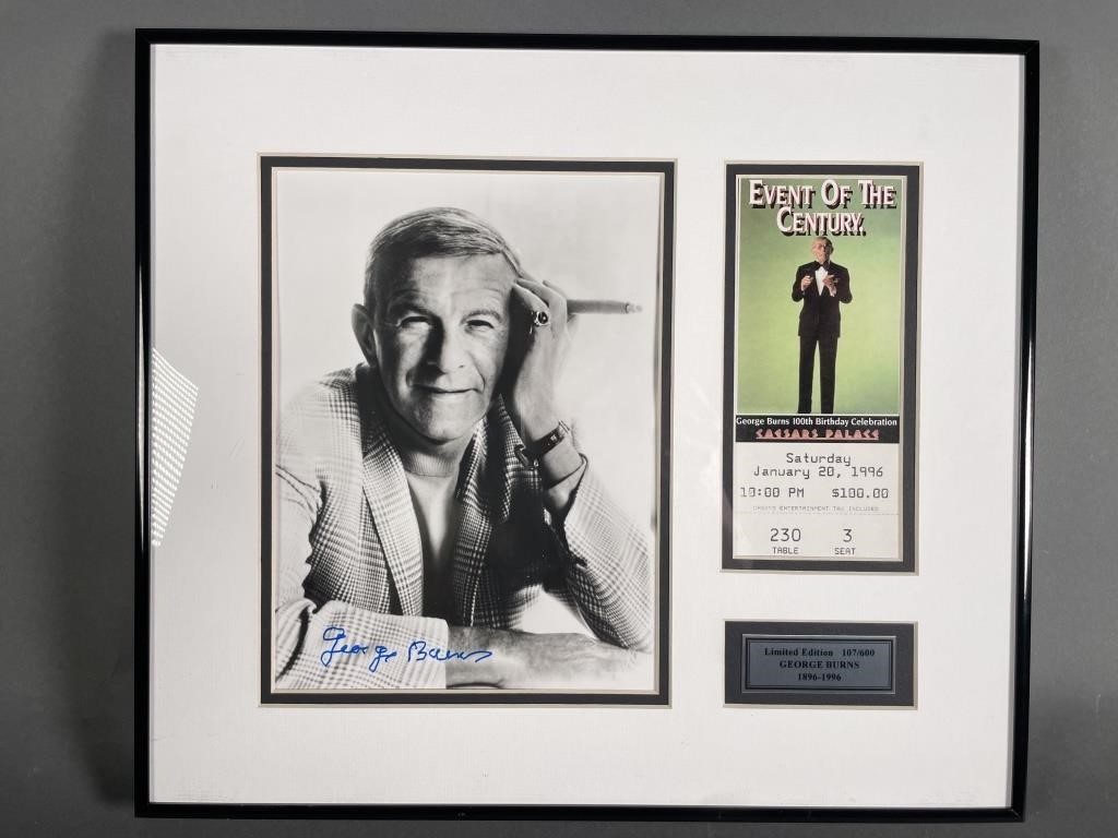 GEORGE BURNS SIGNED
