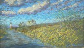 GEORGE C. THOMAS PASTEL ON PAP
