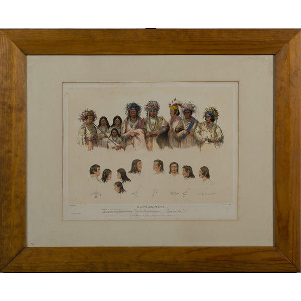 George Catlin Lithograph