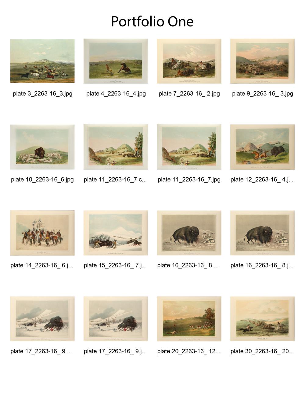 GEORGE CATLIN, PAIR OF CATLIN'S