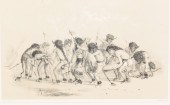 GEORGE CATLIN, PRINT "BUFFALO