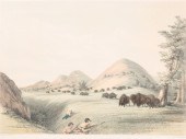 GEORGE CATLIN, PRINT "BUFFALO
