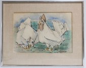 GEORGE CONSTANT - 2 HENS, WATE