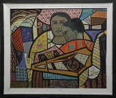 GEORGE CONSTANTINE OIL ON CANV
