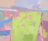 GEORGE CRESS, O/C ABSTRACT PAI