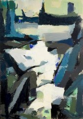 GEORGE CRESS TN CUBIST OILGeor