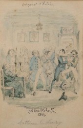 GEORGE CRUIKSHANK ORIGINAL SKE