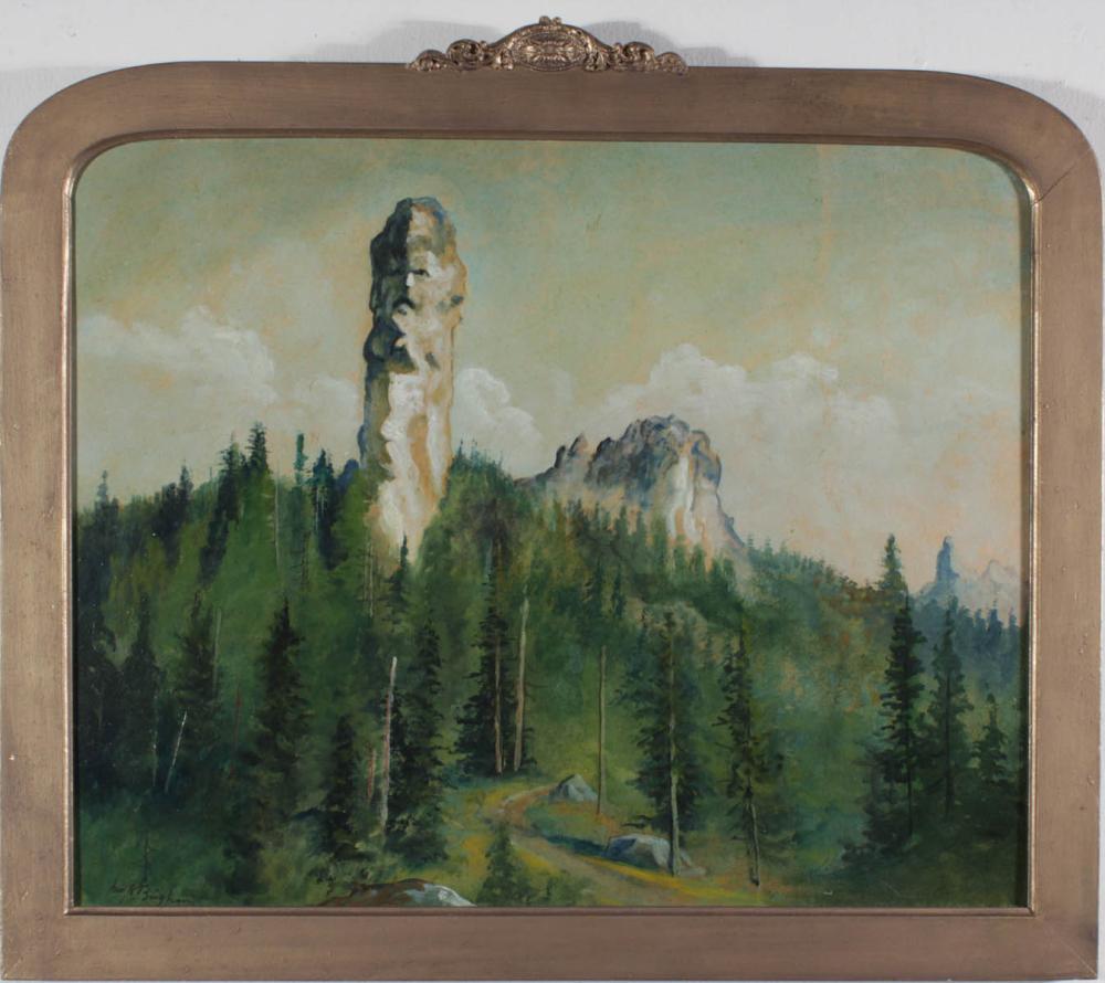 GEORGE E. BINGHAM OIL ON