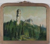 GEORGE E. BINGHAM OIL ON BOARD