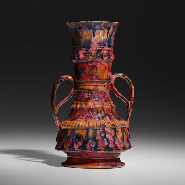 George E. Ohr. Exceptional vase.