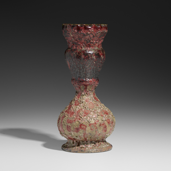 George E. Ohr. Exceptional vase.