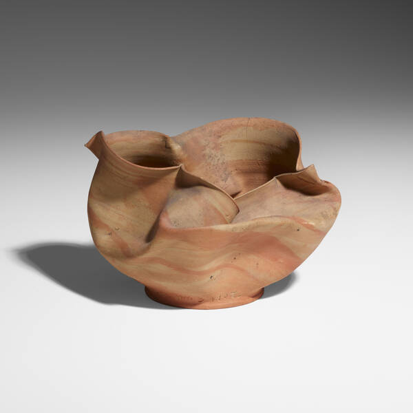 George E. Ohr. Exceptional vase.