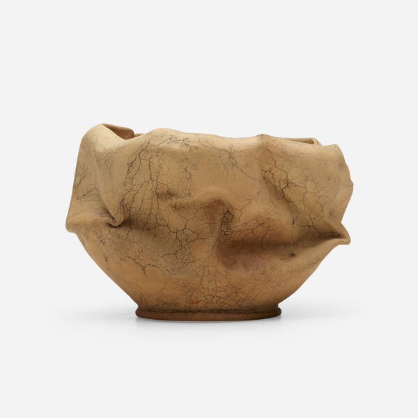 George E. Ohr. Fine and Large vase.