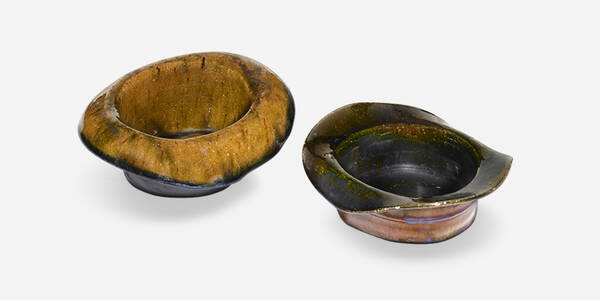 George E. Ohr. Hat novelties, set