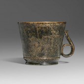 George E. Ohr. Jefferson mug.